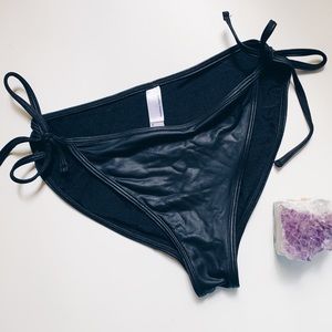 American Apparel Faux Leather Bikini Bottom
